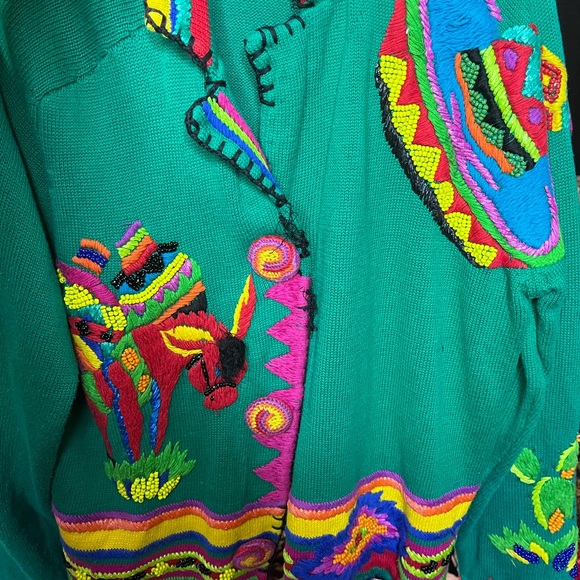 Colorful Embroidered Sweater - Picture 2 of 6